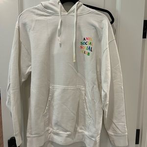 RARE Anti Social Social Club sweatshirt rainbow letters